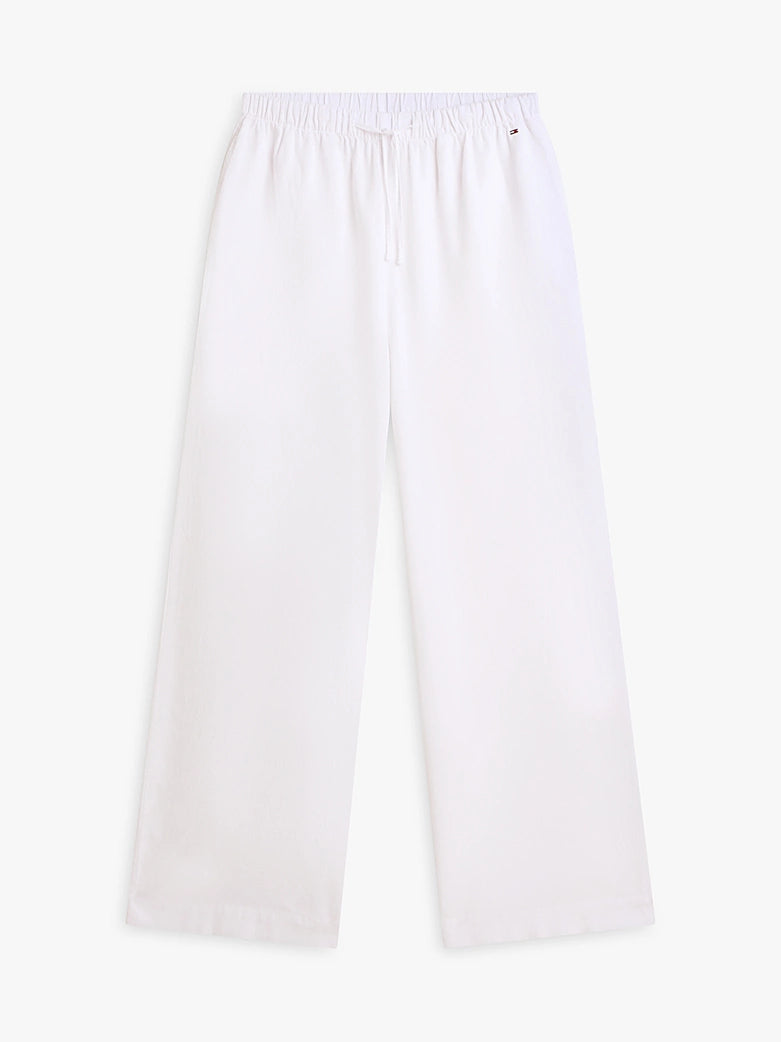 Tommy Hilfiger | Wide Leg Trousers | Pvh Classic White