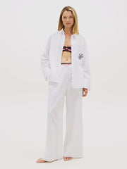 Tommy Hilfiger | Wide Leg Trousers | Pvh Classic White
