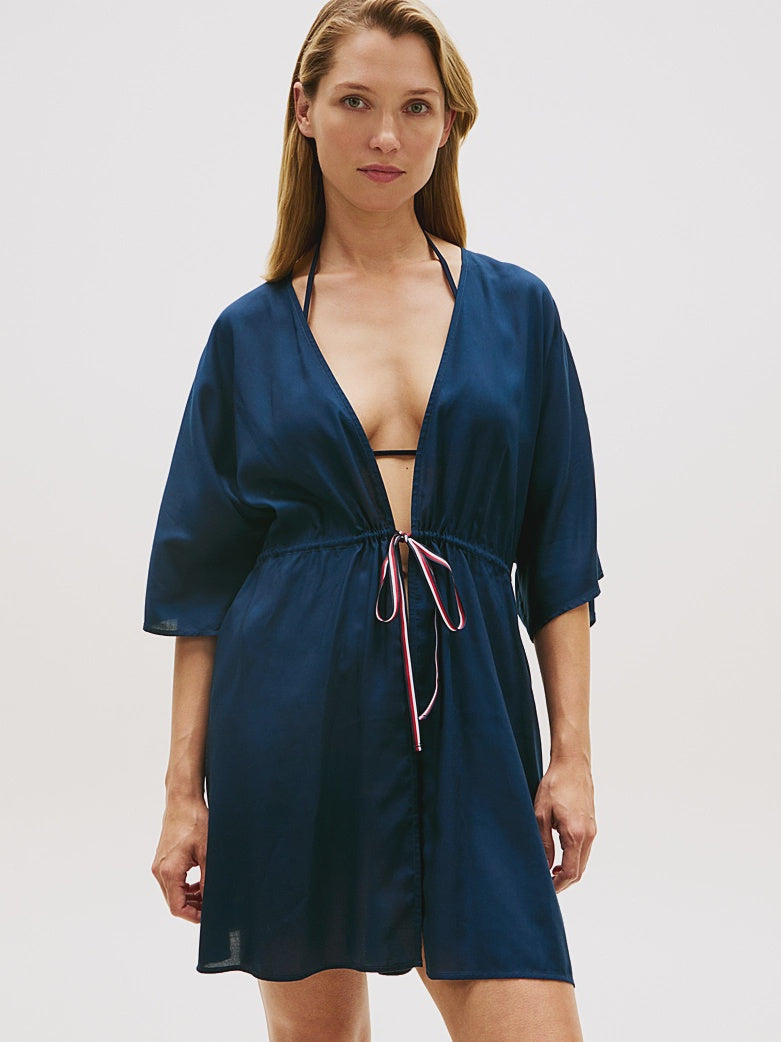 Tommy Hilfiger | Mini Cover Up Kaftan | Dark Night Navy