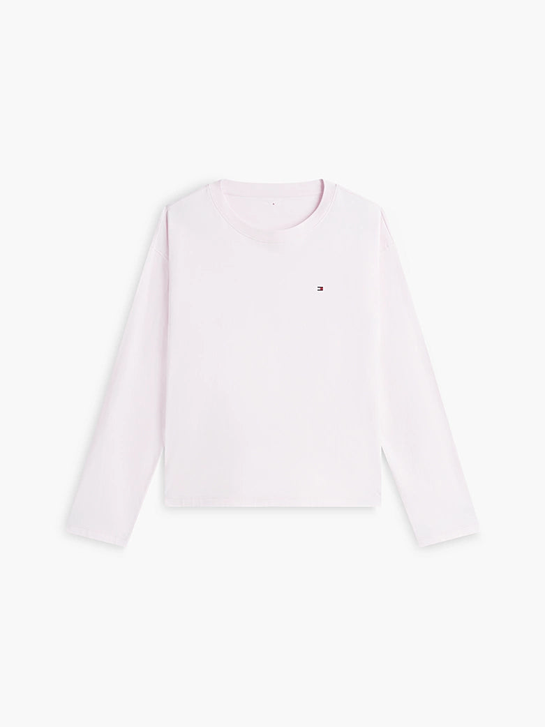 Tommy Hilfiger | Essential Jersey Long Sleeve Pyjama Set |Pink