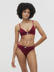 Tommy Hilfiger | Shiny Logo Bikini Brief | Rouge