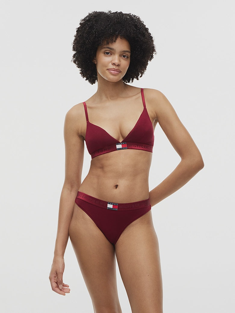 Tommy Hilfiger | Shiny Logo Bikini Brief | Rouge