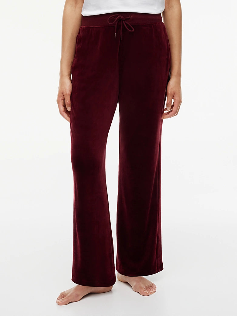 Tommy Hilfiger | Velour Track Pants & Hoodie | Burgundy