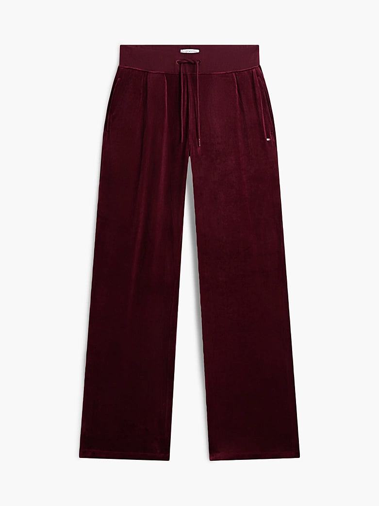 Tommy Hilfiger | Velour Track Pants & Hoodie | Burgundy