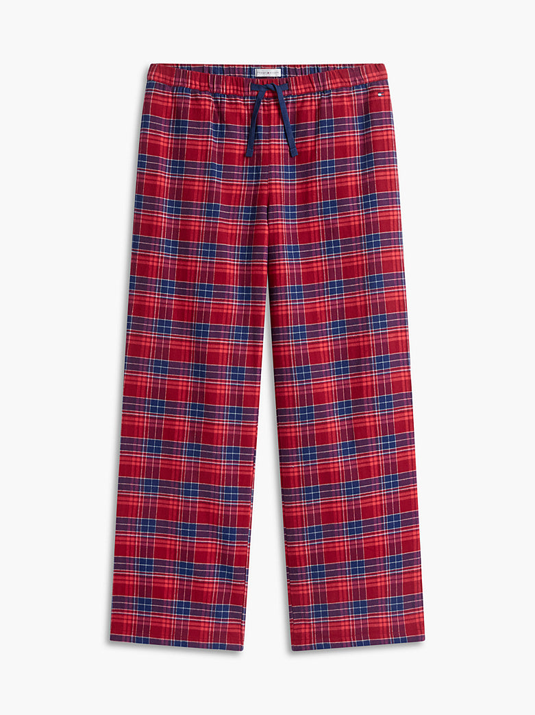 Tommy Hilfiger | Family Flannel PJ Set | Check Global Stp Regatta Red