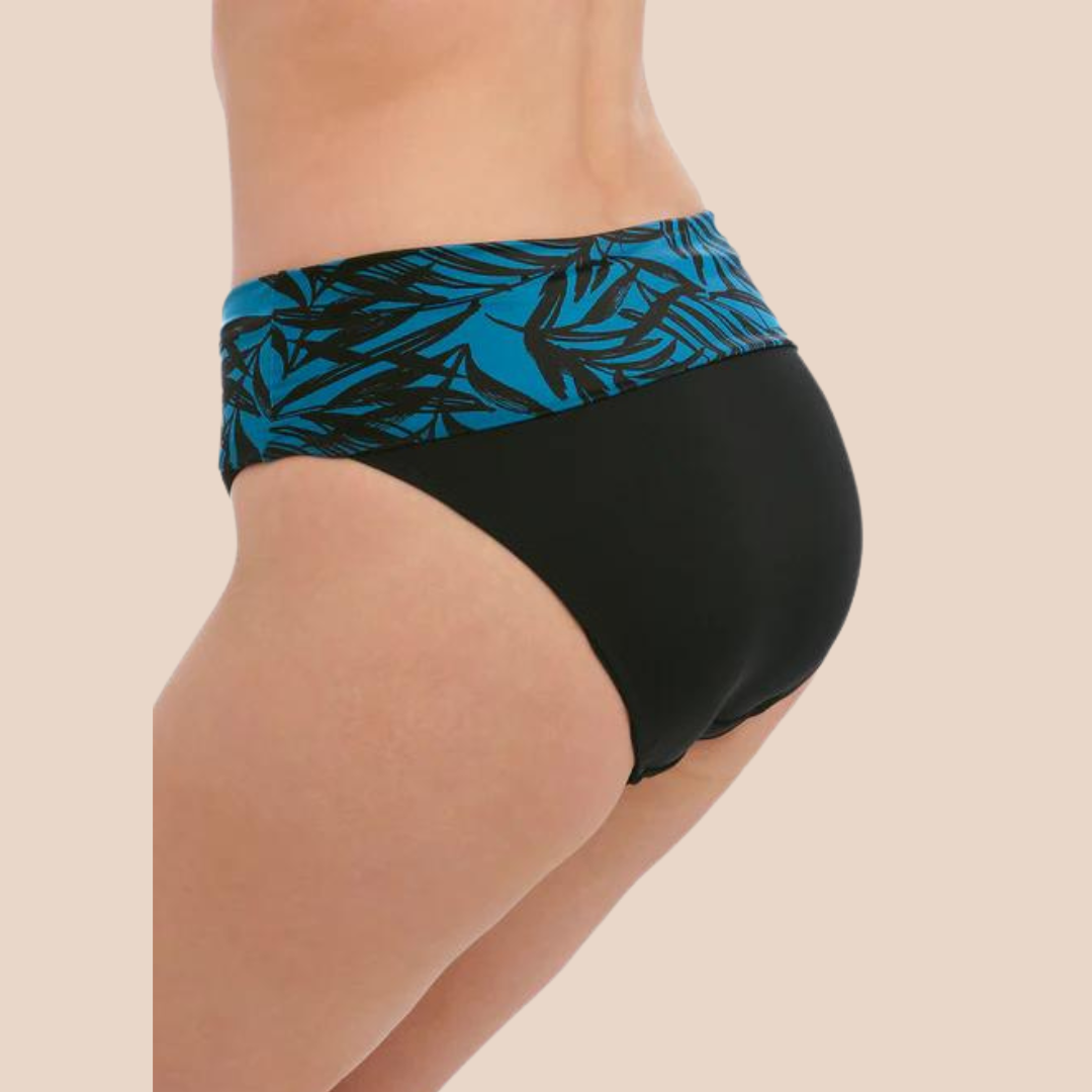 Fantasie | Palmetto Blue Fold Bikini Brief
