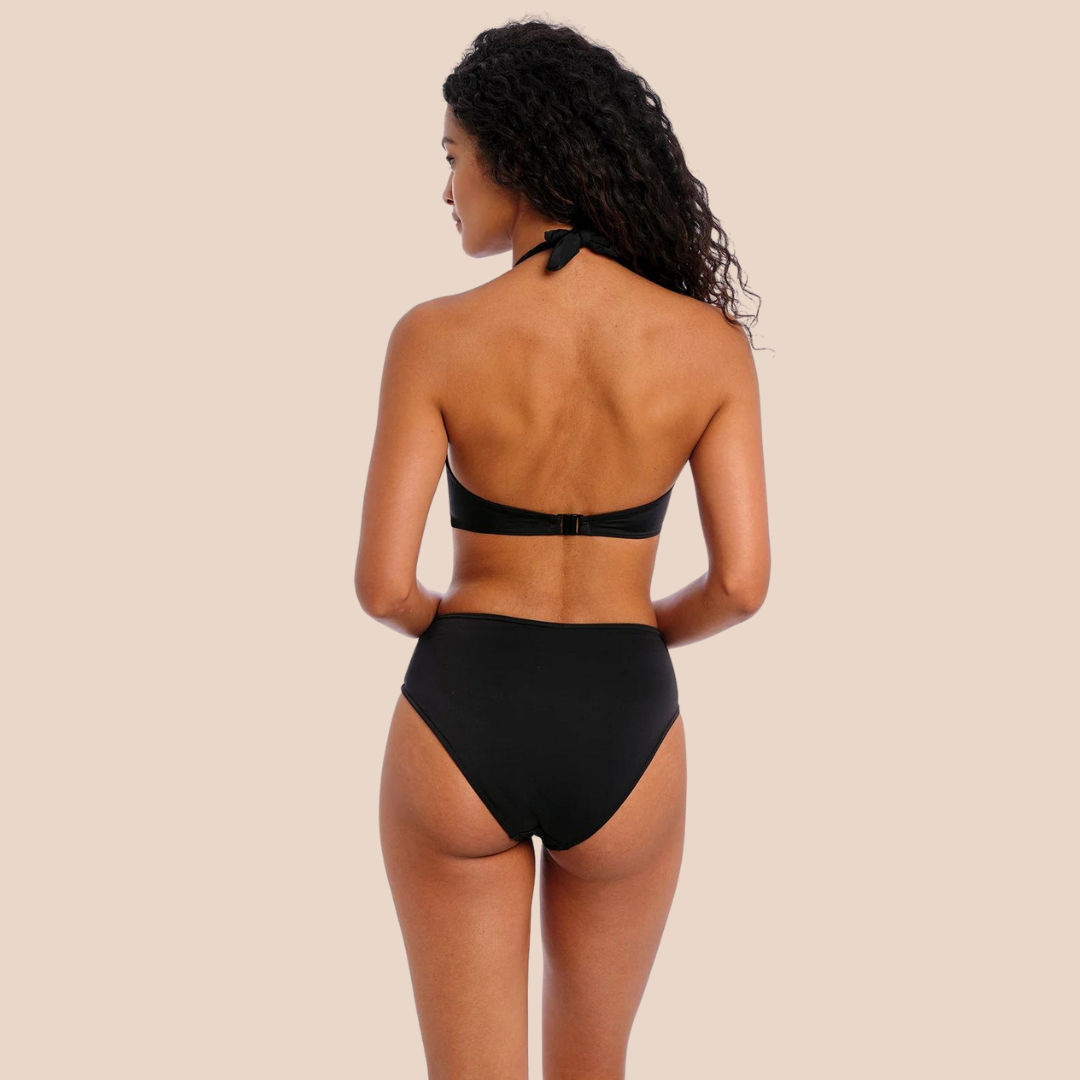 Freya | Jewel Cove High Waist Brief | Black