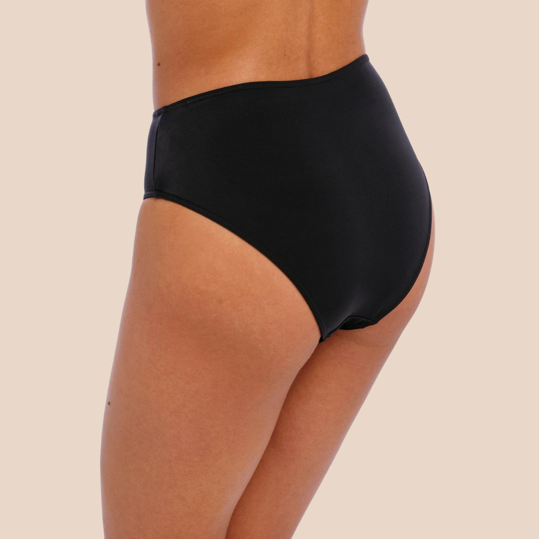 Freya | Jewel Cove High Waist Brief | Black