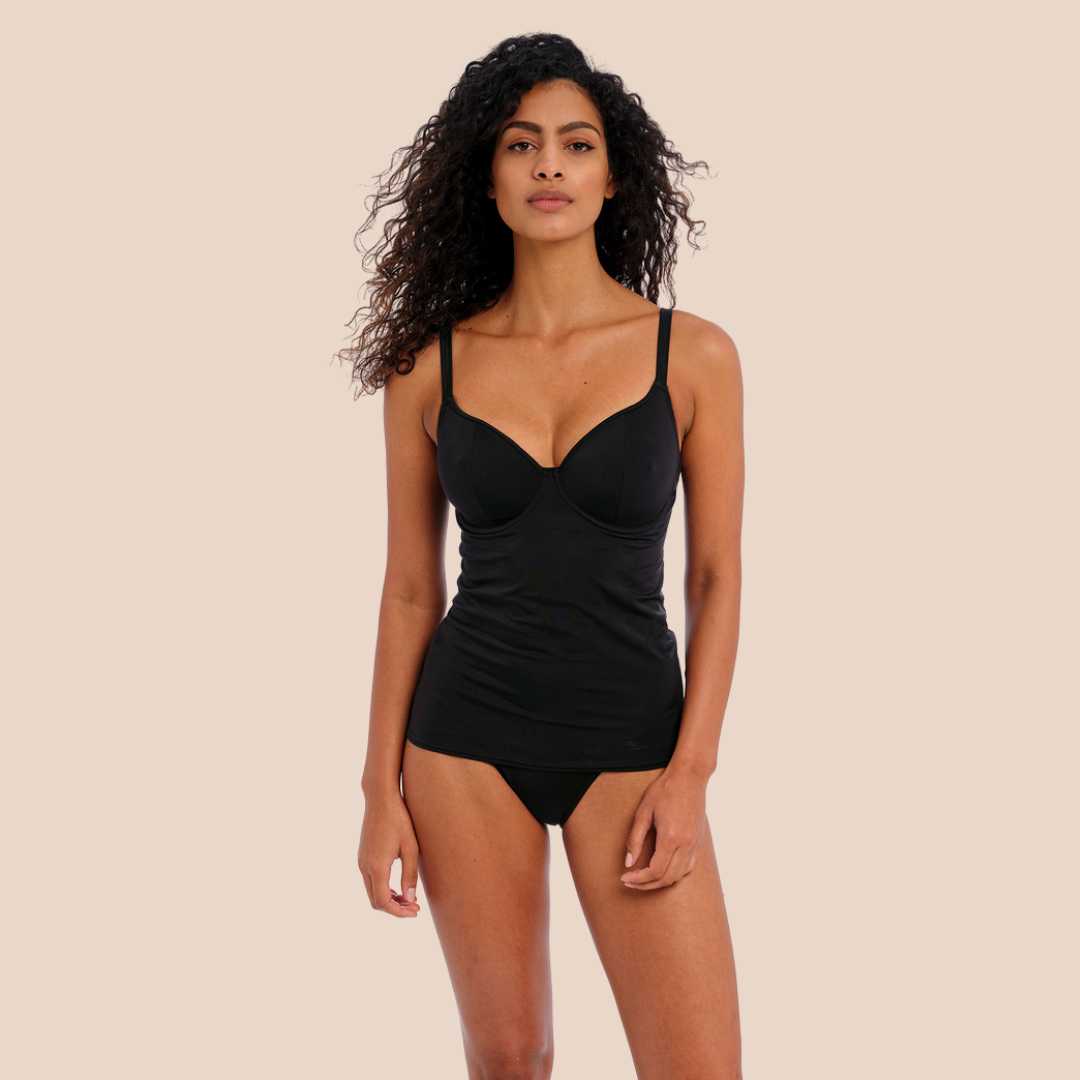 Freya | Jewel Cove Tankini | Black