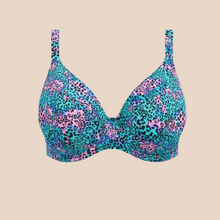 Load image into Gallery viewer, Elomi | Electric Leopard  Plunge Bikini Top
