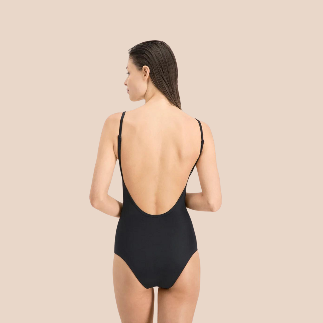 Puma | V Neck Cross Back Swimsuit