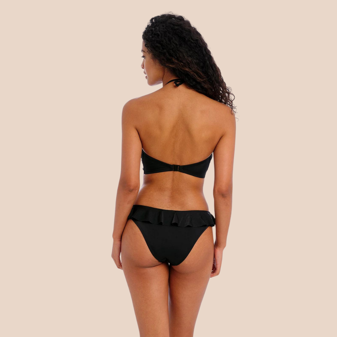 Freya | Jewel Cove Bandeau Top | Black