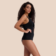 Load image into Gallery viewer, Moontide | Contours Tie Front Tankini
