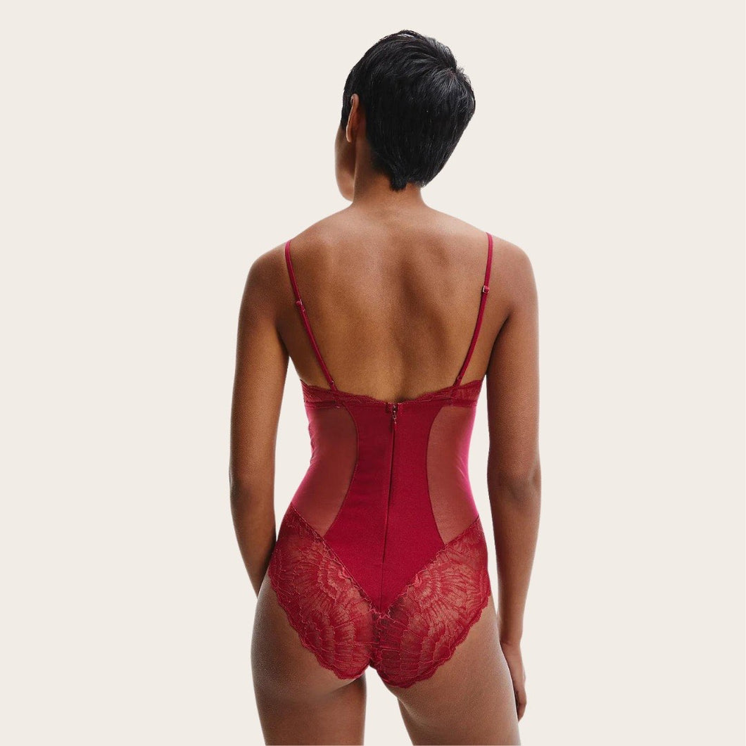 Calvin Klein | Luxury Bodysuit | Red