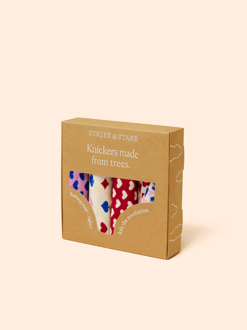 Stripe & Stare | The Original Knicker Four Pack | Lady Luck