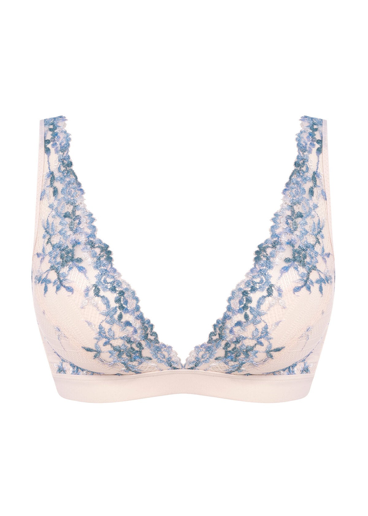 Wacoal | Embrace Lace Bralette | Pastel Blue