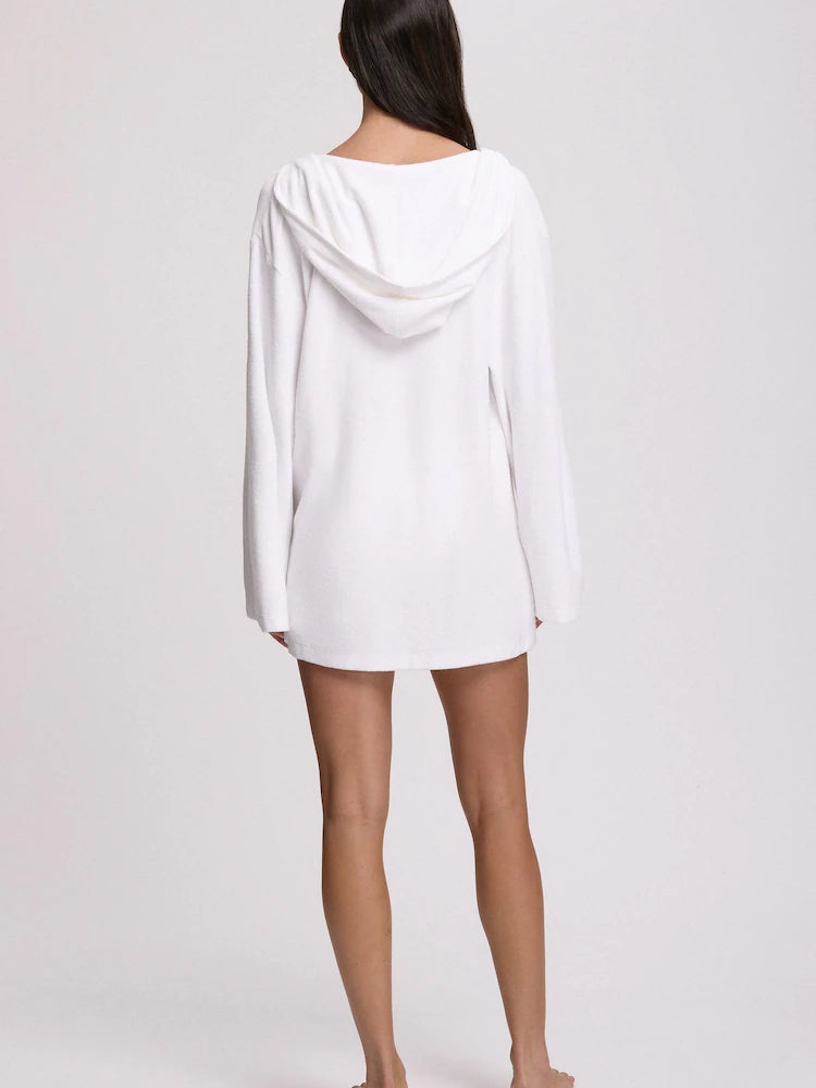 Ralph Lauren | Terry Hooded Tunic | White