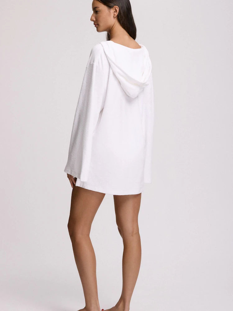 Ralph Lauren | Terry Hooded Tunic | White