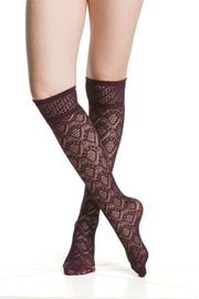Trasparenze | Fog Knee High Socks | Amarillo