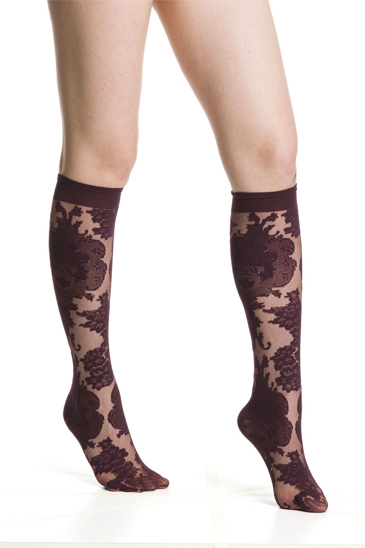 Trasparenze | Mistral Knee High Socks | Amarillo