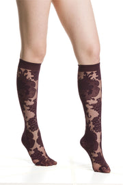 Trasparenze | Mistral Knee High Socks | Amarillo