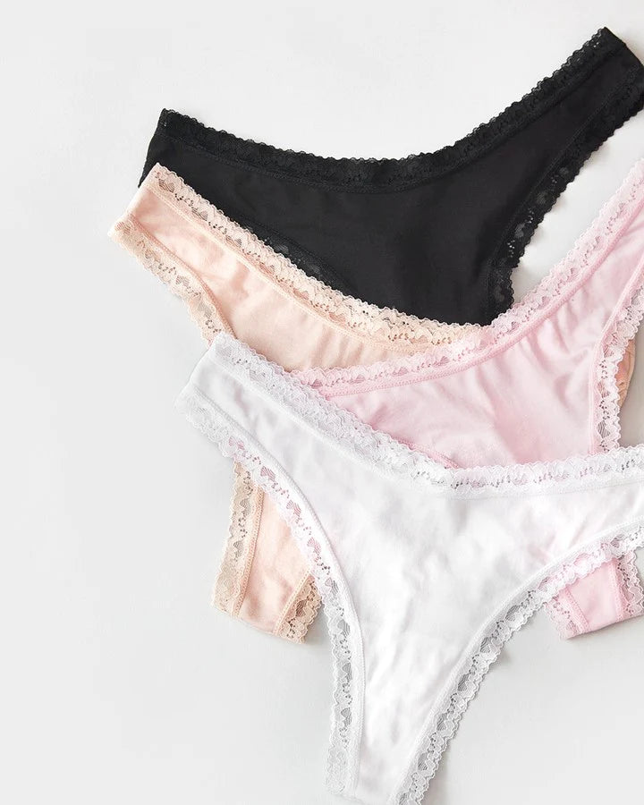 Stripe & Stare | Thong Four Pack | Basics