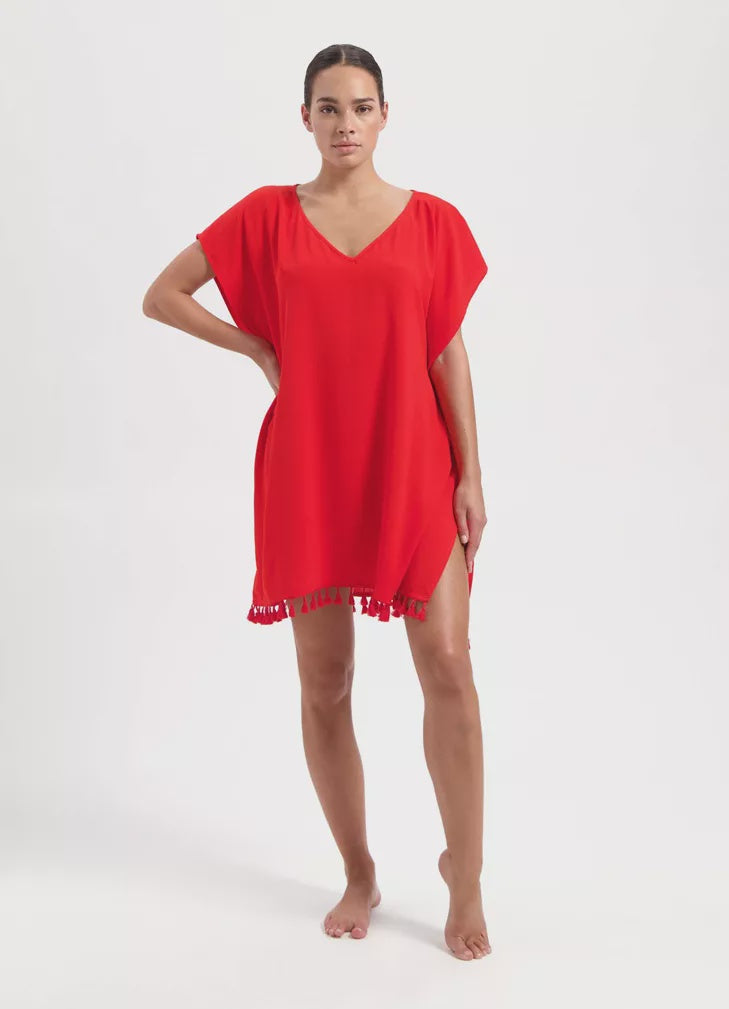 Beachlife | Fiery Red Tunic