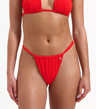 Load image into Gallery viewer, Beachlife | Fiery Red Trend Bikini Bottom
