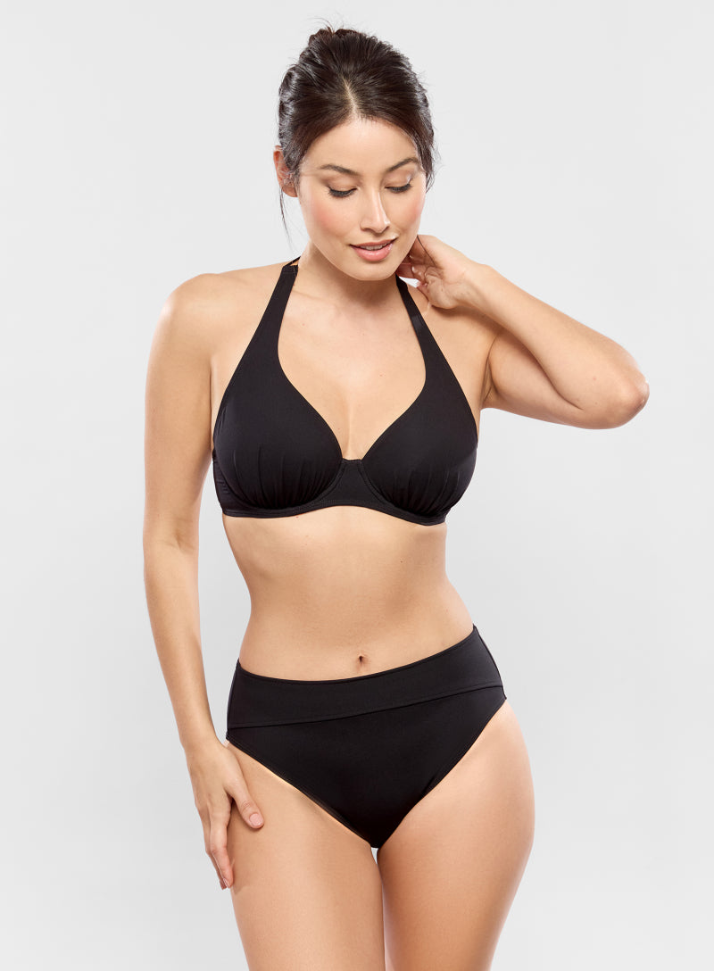 Empreinte | Jet Set Halter Bikini | Noir