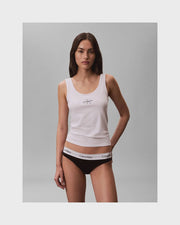 Calvin Klein | CK Monogram Slim Tank Top | Classic White