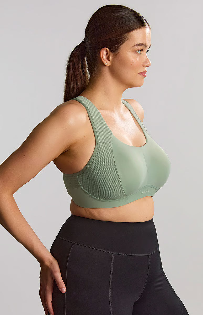 Sculptresse | Thrive Wired Sports Bra | Pale Green