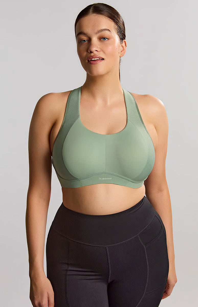 Sculptresse | Thrive Wired Sports Bra | Pale Green