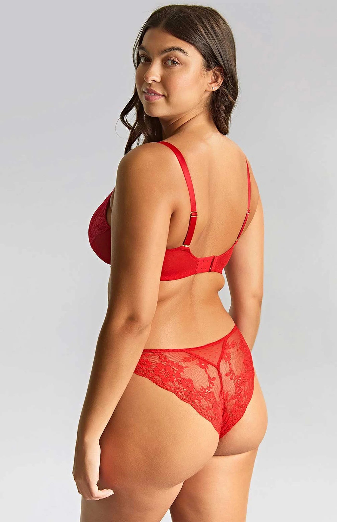 Panache | Heidi Brazilian Brief | Ruby Red