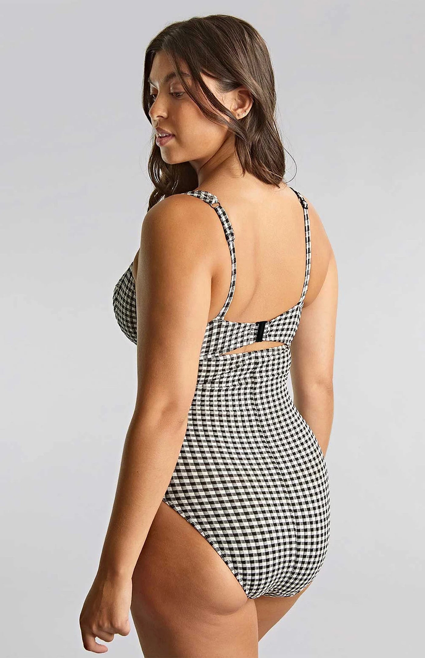 Panache | Paloma Balcony Swimsuit | Black Gingham
