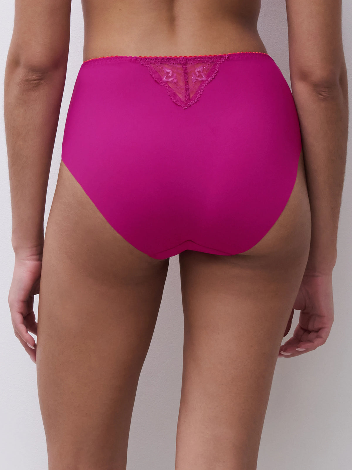 Chantelle|Kiss High-waisted full brief|Tyrian flame