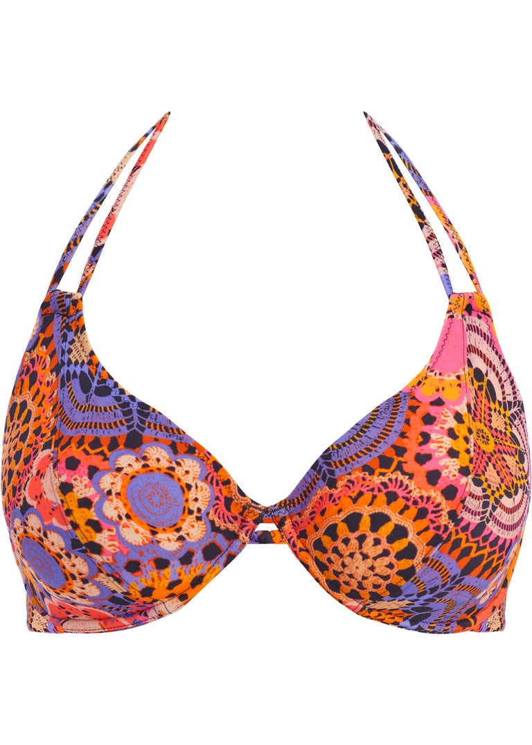 Freya | Santiago Nights Halter Bikini Top | Multi