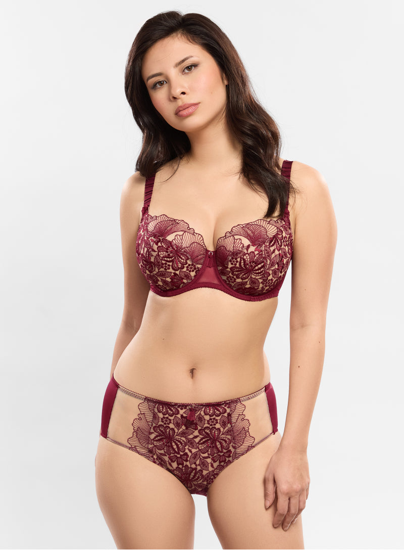 EMPREINTE | Agathe Low Neck Bra | Amarante