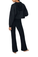 Load image into Gallery viewer, DKNY | Cropped Hoodie &amp; Pant Set | Black
