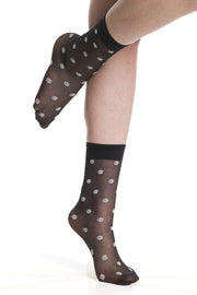 Trasparenze | Millibar Pop Socks | Black
