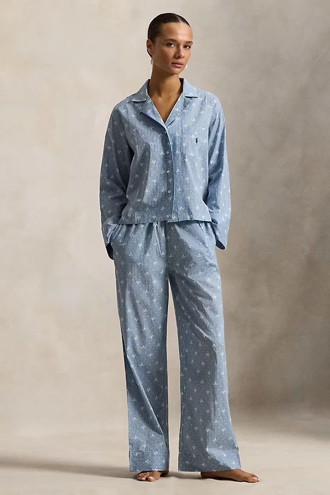 Polo Ralph Lauren | Core Long Pyjama Set | Vintage Floral Stripe