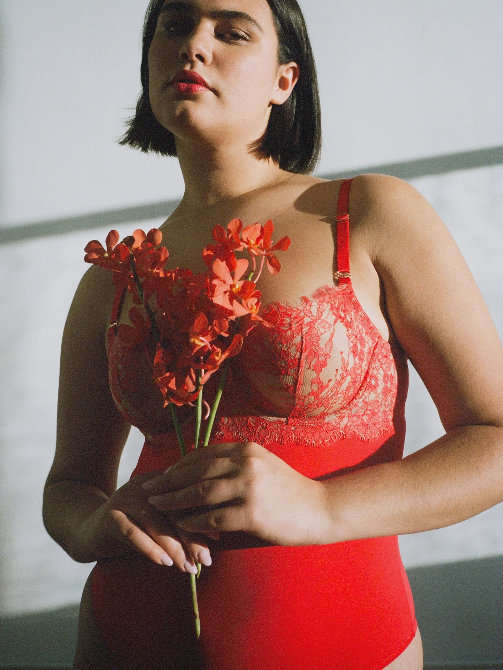 Skarlett Blue | Entice Bodysuit | Lipstick