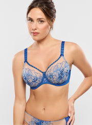 Empreinte | Agathe Full Cup Bra | Bleu Lazuli