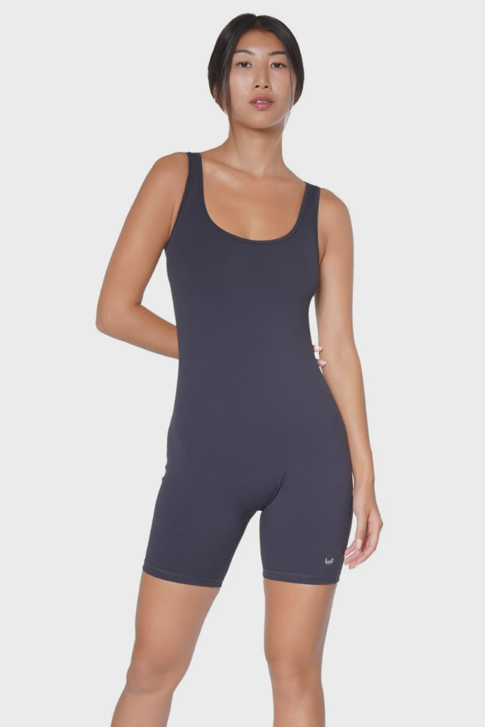 Huit | Bien-Etre Short Catsuit | Black