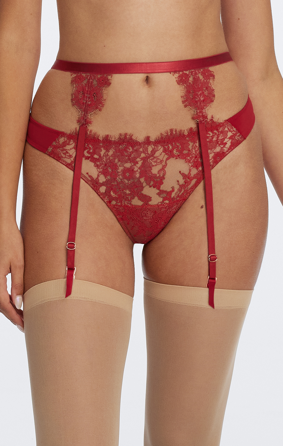 Skarlett Blue | Entice Garter Belt | Lipstick