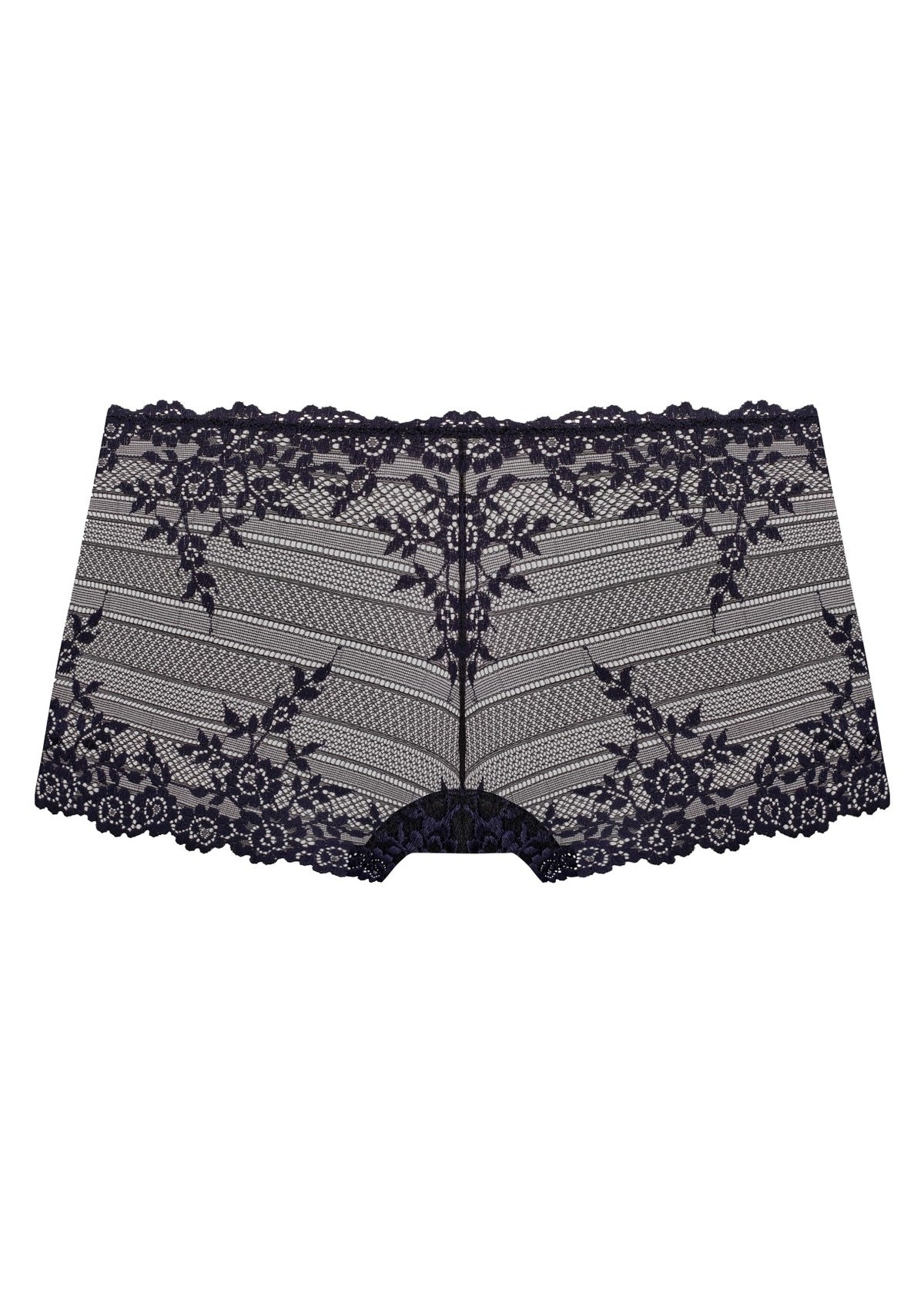 Wacoal | Embrace Lace Short | Black/ Night Sky