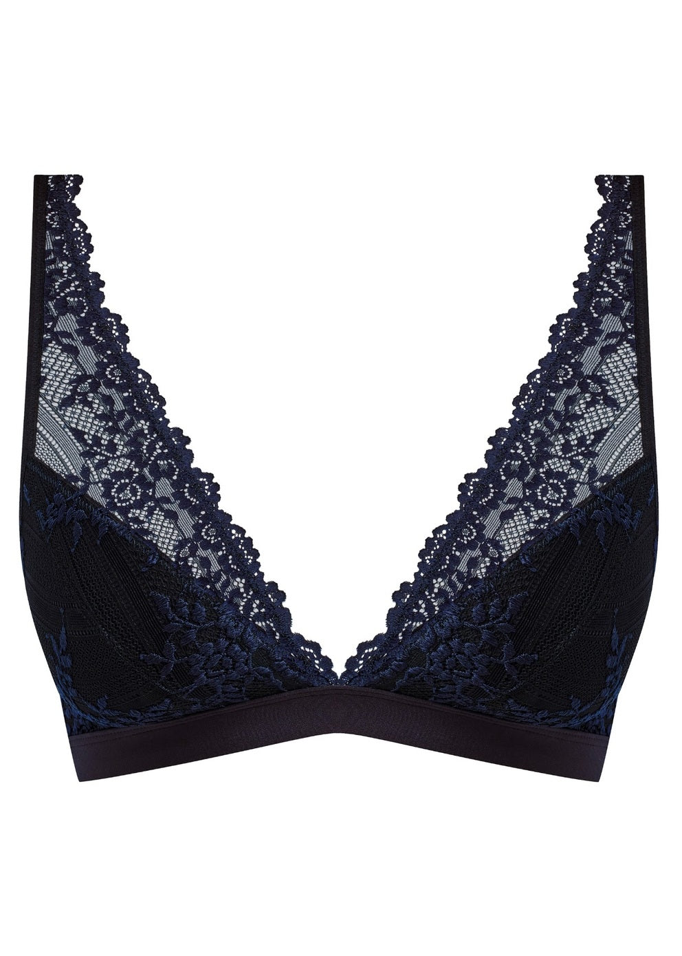 Wacoal | Embrace Lace Bralette | Black/ Night Sky