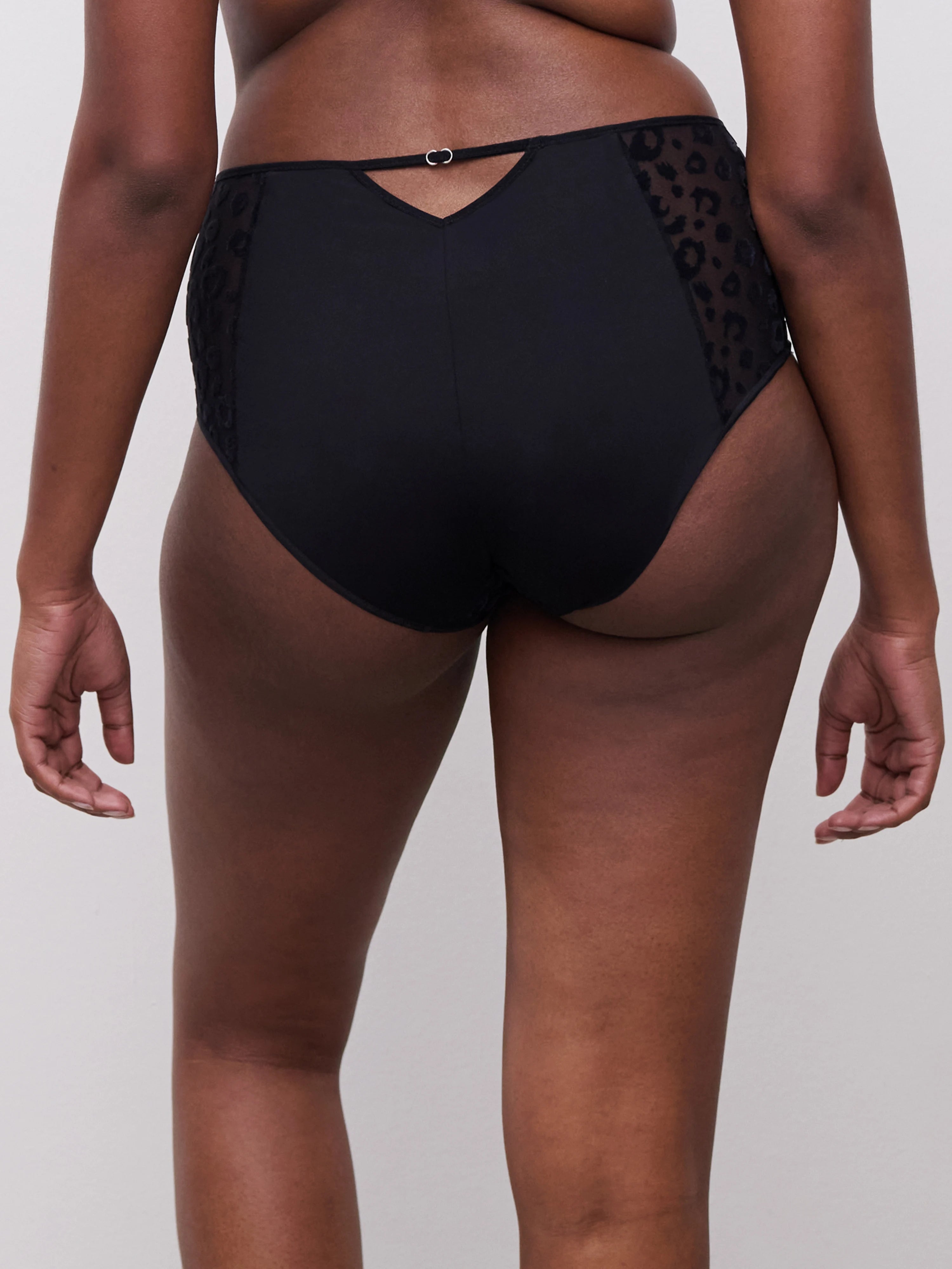 Chantelle Pulp | Girls High Waist Full Brief | Black