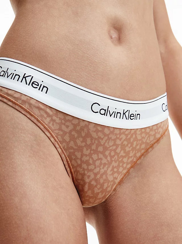 Calvin Klein | Modern Cotton Thong | Mini Print
