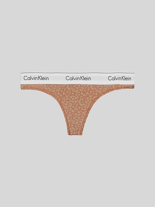 Calvin Klein | Modern Cotton Thong | Mini Print
