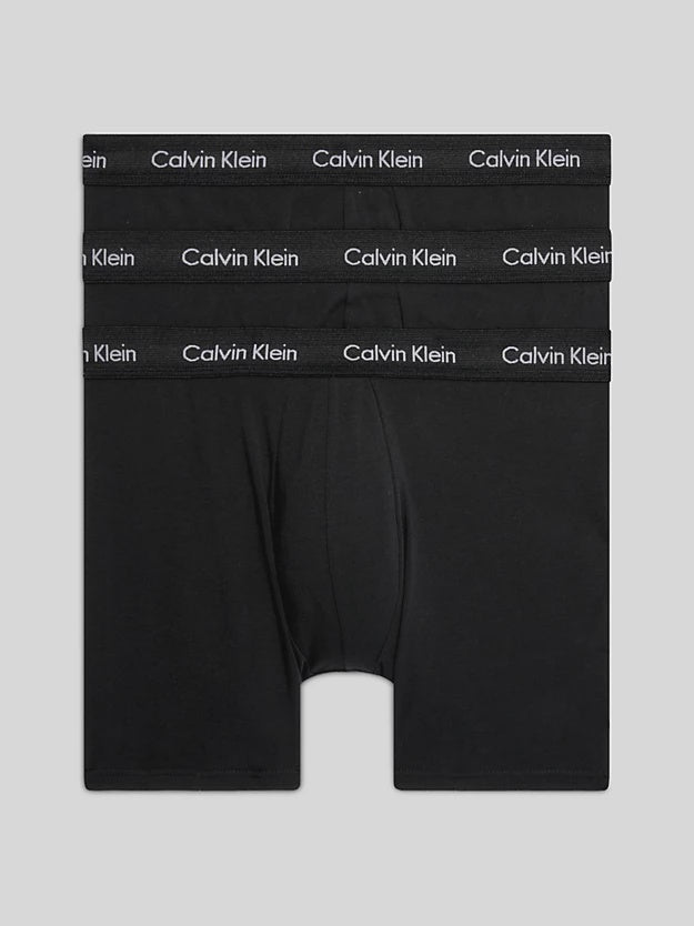 Calvin Klein | 3 Pack Cotton Stretch Trunks | Black